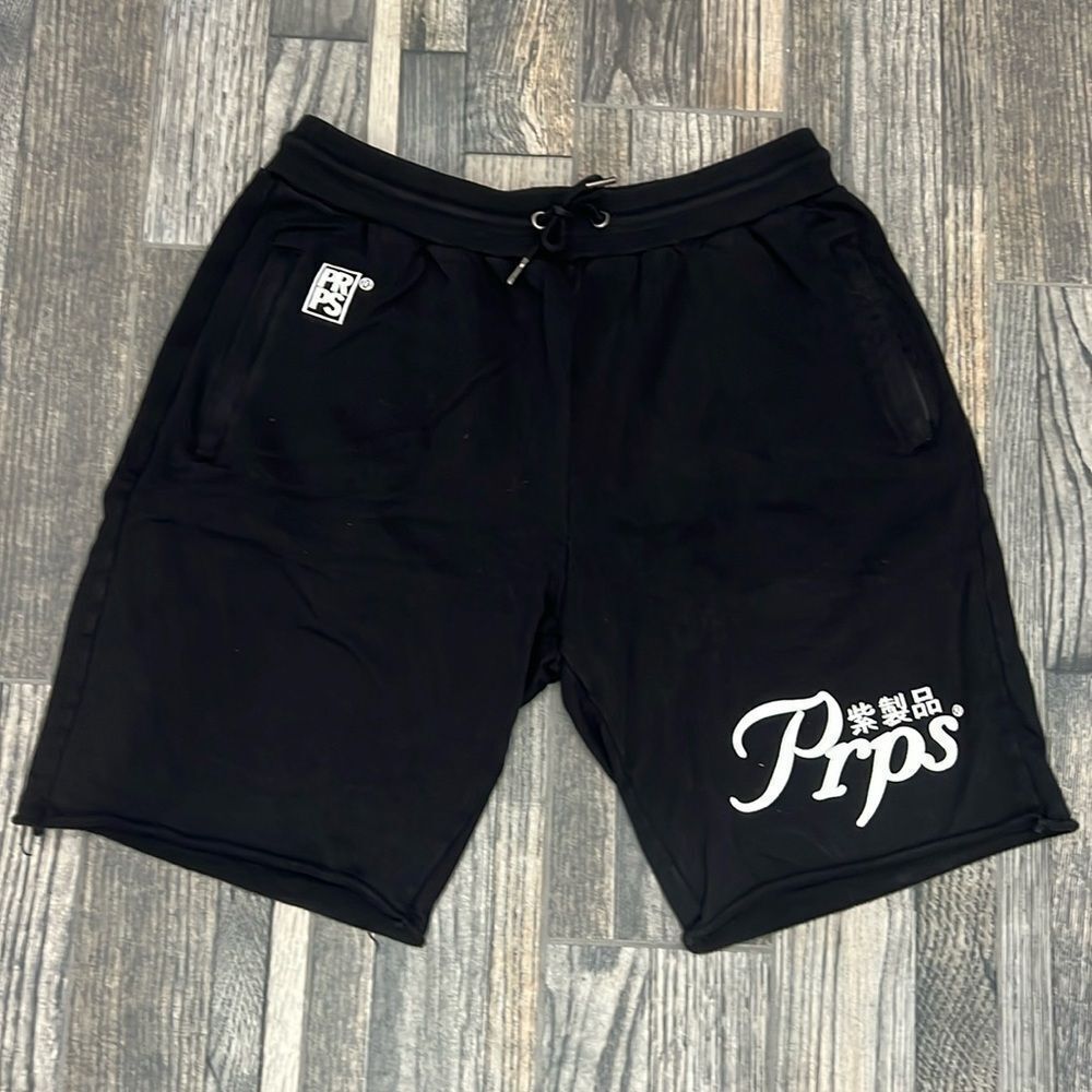 🔥🔥 PRPS Designer Brand Fleece Cotton Sweat Shorts Men Sz XL - PERFECT Conditio